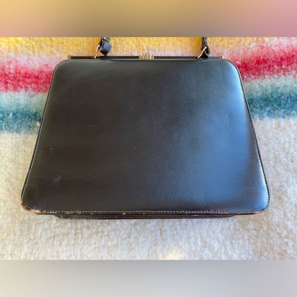 1950s Sharone Exclusive Chocolate Brown Handbag - Picture 11 of 11